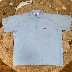 Ben Davis Men's Half Zipper Shirt